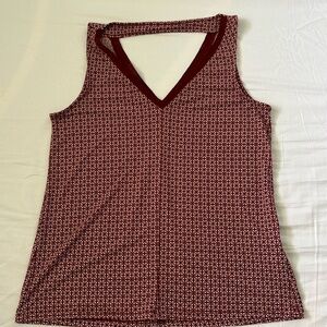 Banana Republic XS Red and white tank